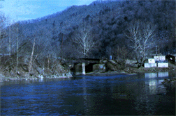 Junction of Buffalo Creek and the Guyandotte River at Man,
1997