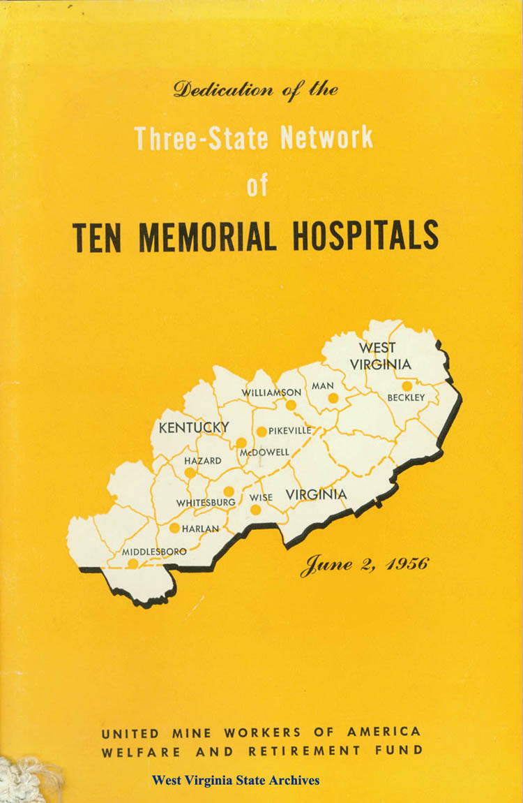 Dedication of the Three-State Network of Ten Memorial Hospitals by the UMWA Welfare and Retirement Fund, 1952. (Sc89-18)