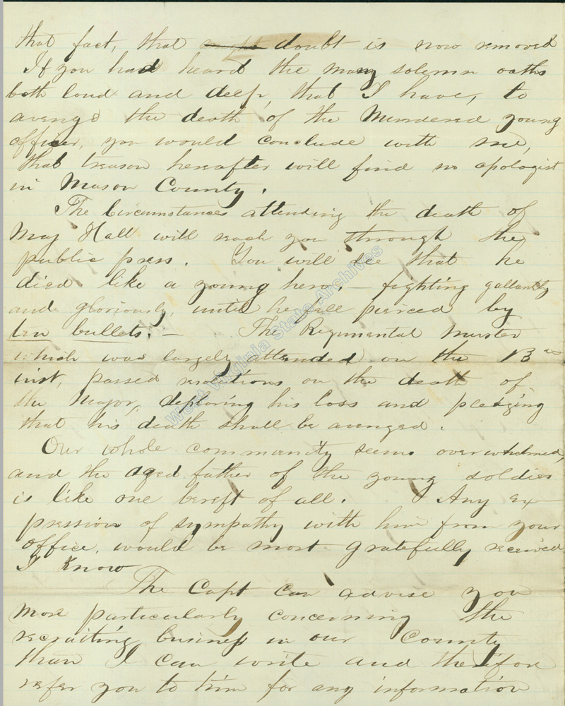 1862 letter from Lewis Wetzel (Ar1722w-z)