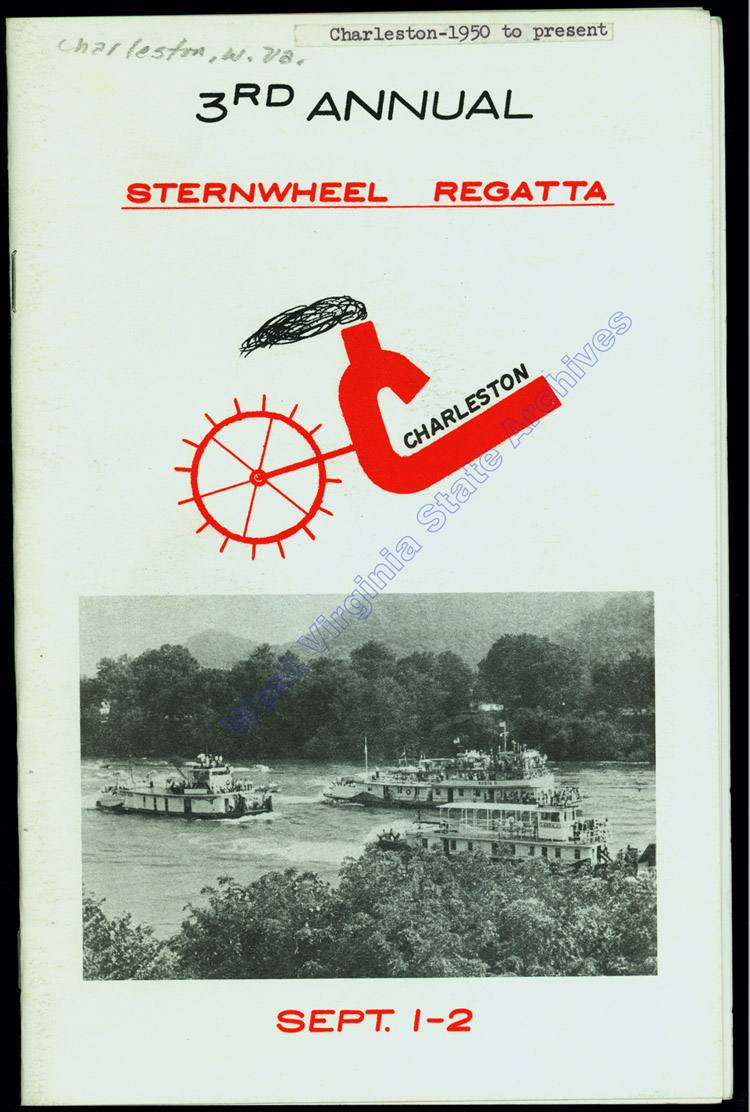 Program from the 3rd annual Sternwheel Regatta, Charleston, 1973. (Sc2003-065)