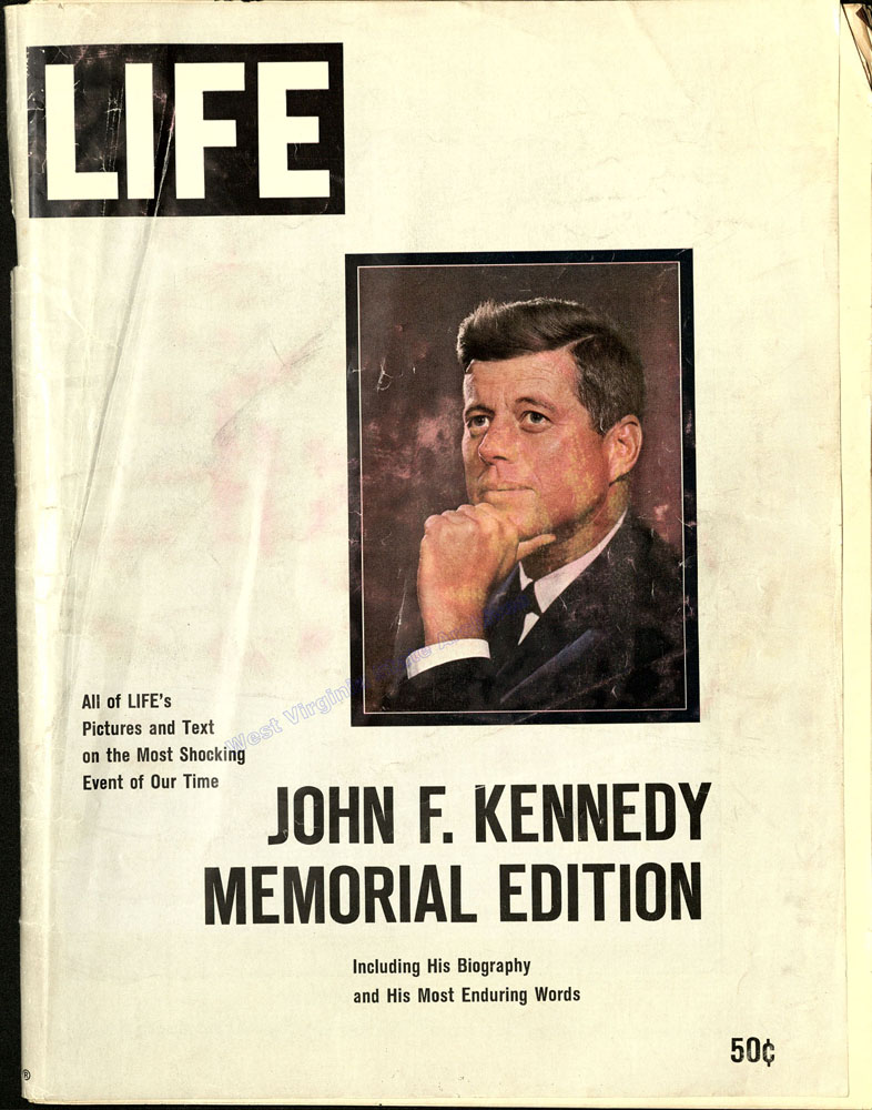 Cover of Life Magazine John F. Kennedy Memorial Edition, December 6, 1963. (Sc2012-039)