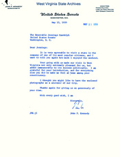 Letter from Kennedy