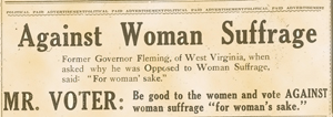 anti-suffrage advertisement