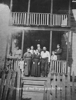 Hatfield Family on porch