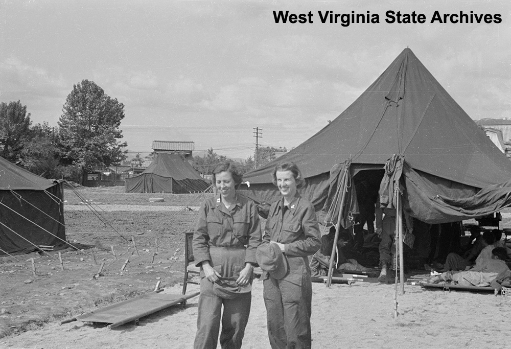 Ruby Bradley (right) and another woman, probably early 1950s. Ruby Bradley Collection, West Virginia State Archives (cbneg4)