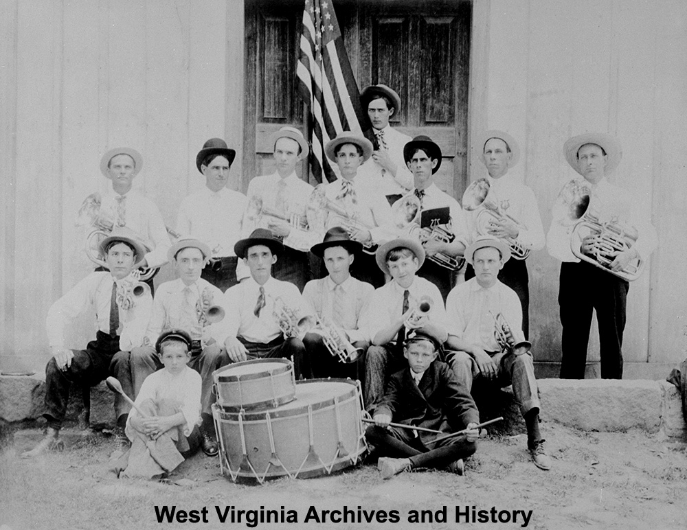 Local band, Calhoun County, n.d. Martha Hall Collection, West Virginia State Archives (033608)