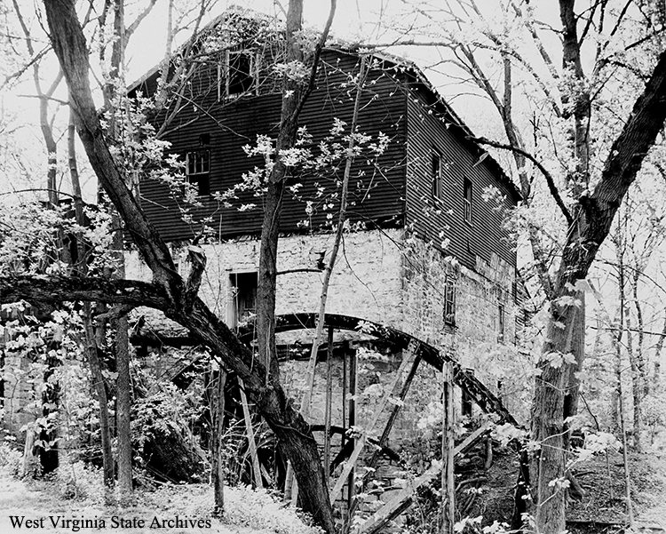 Old Shepherd Mill, Shepherdstown, n.d. Gerald Ratliff, photographer. Archives Collection, West Virginia State Archives (132712)