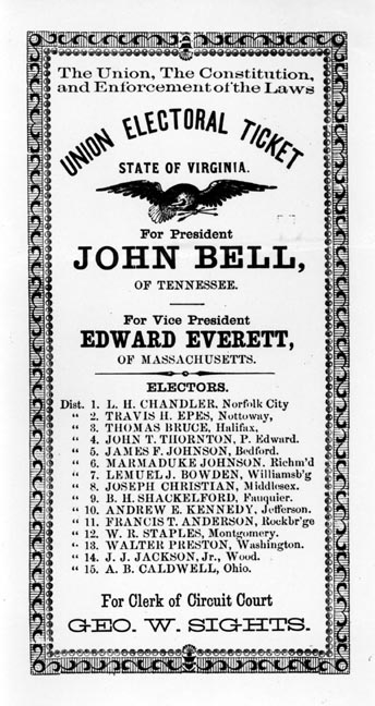 John Bell ticket