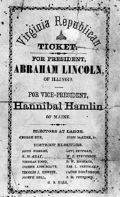 Abraham Lincoln ticket