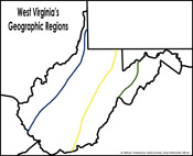 WV regions outline