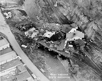 Aftermath of the Buffalo Creek disaster