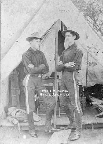 Spanish American War Soldiers of the 2nd West Virginia Volunteer
Infantry
