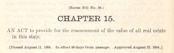 Act of the Legislature