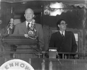 Dwight D. Eisenhower campaign stop in Keyser