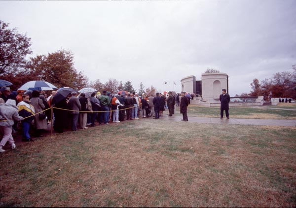 Dedication of the West Virginia Veterans
Memorial