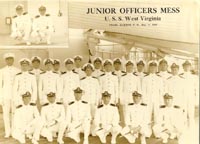 Junior Officers Mess, Pearl Harbor, May 11, 1940