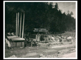 Power house under construction at mine Number 251. This picture is also found in the DeHaven Collection, Roll 1597 02.