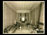 Unfinished Senate foyer in the Main Building during construction of the Cass Gilbert WV State Capitol building.