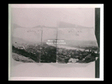 Panoramic view of Wheeling. View includes suspension bridge (right) Note: Date of 1912 written on photo but image appears to be identical to one published in Souvenir of Wheeling (1905).