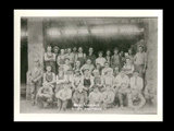 B&O Railroad employees. Charles Neuman second row, right end.