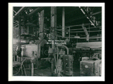 Interior view of Wheeling Steel factory.