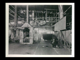 Interior view of Wheeling Steel factory.