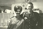 James Lewis Hatcher with his mother