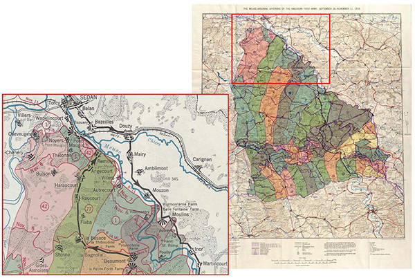 Meuse-Argonne Sector Map