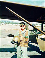 Captain Larry Lucas in Vietnam. Courtesy of Vietnam Veterans Memorial Fund