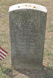George's weathered headstone in Northview Cemetery reaffirms his service in the 264th Infantry, 66th Division. It proclaims he was 30 years old when he died on December 25, 1944. Find A Grave photo courtesy of Teresa LeMaster Fordyce