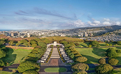 Honolulu Memorial, National Cemetery of the Pacific. Courtesy of American Battle Monuments Commission