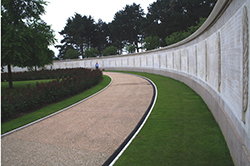 Normandy American Cemetery Garden of the Missing. American Battle Monuments Commission