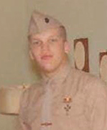 Leonard J. Zelaski Jr. in Marine uniform